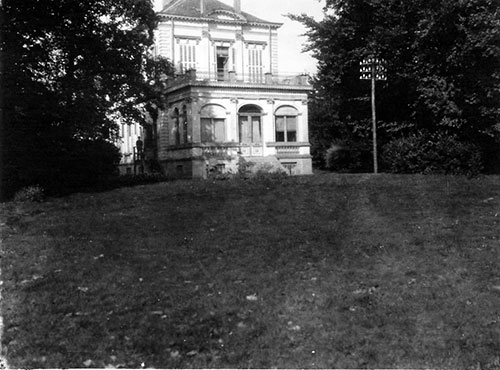 Détail du parc et du château