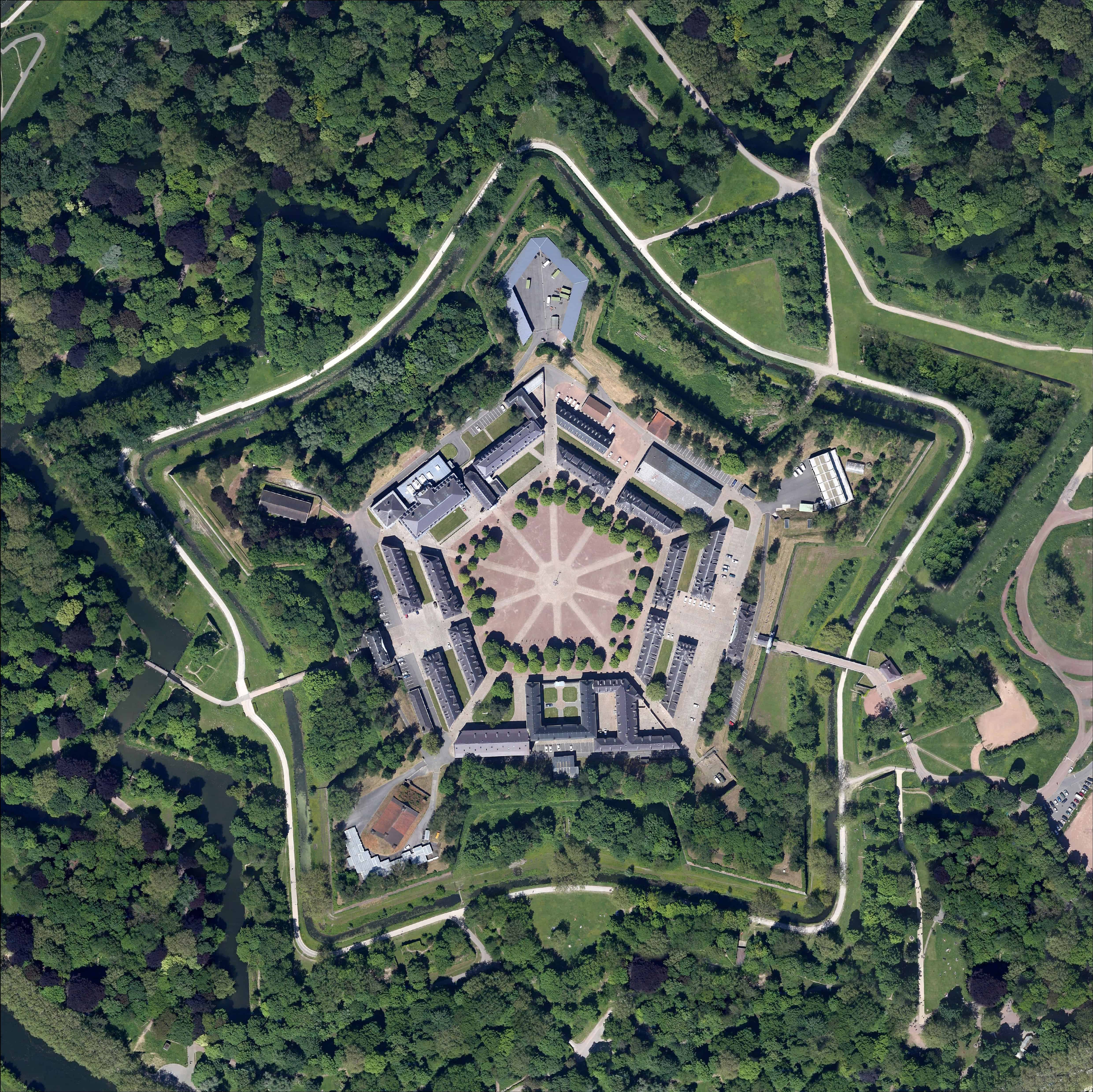 Citadelle de Lille - Imagerie par satellite